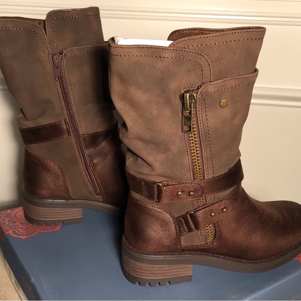 CARLOS Sawyer “Biker” boots. NWT!